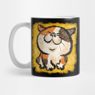 Tortoiseshell Cat happy Mug